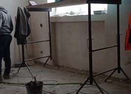 Komunitní centrum - štukujeme