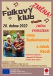 Folkovýklub Budweiserová 200 Kč