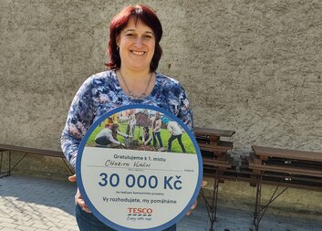 Díky Vám a Nadaci Tesco budeme mít pergolu